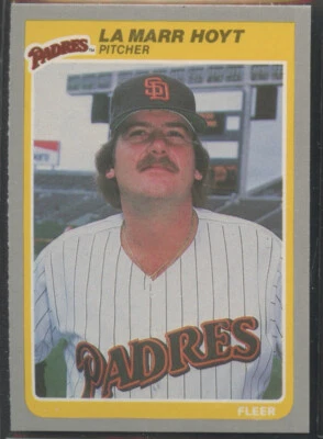 1985 Fleer Update #58 LaMarr Hoyt San Diego Padres - Image 1 of 2