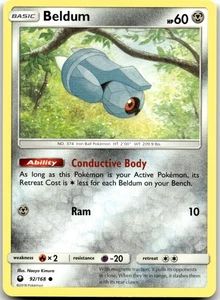 Beldum (92) 92/168 SM - Celestial Storm Pokemon Card NM - Picture 1 of 1