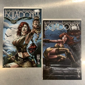 Cómics Boundless Belladonna #1 con cubierta regular y variante envolvente 2016 casi nuevo - Imagen 1 de 3