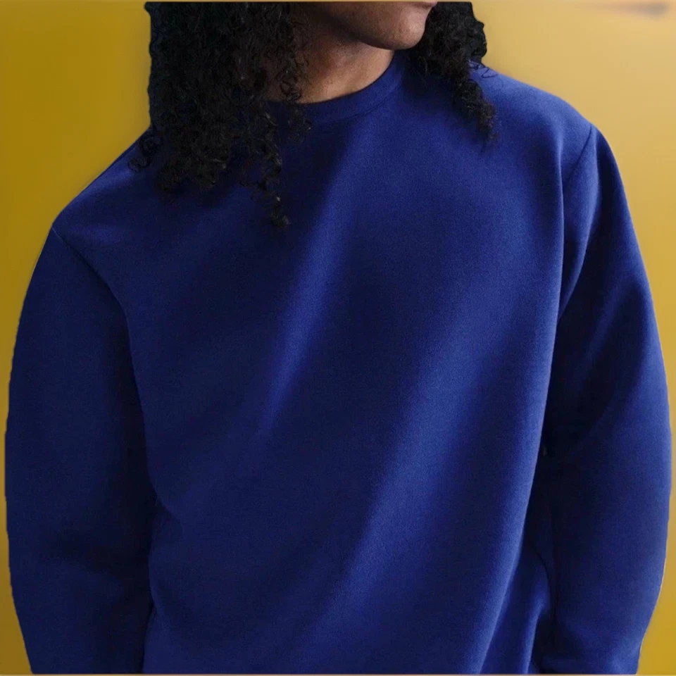 Nike 24.7 Impossibly Soft Fleece Blue Sweater HQ6964-455 Large