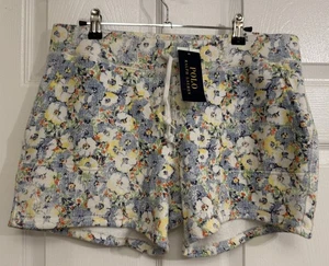 NWT Polo Ralph Lauren Women's Size M Floral Print Fleece Shorts - Picture 1 of 4