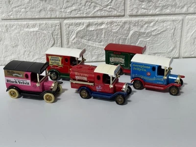 LOT OF 5 LLEDO DAYS GONE DIE CAST  TOY DELIVERY TRUCKS MADE IN ENGLAND - Image 1 of 4