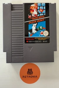 Super Mario Bros Duck Hunt Nintendo Nes Game Cart Mattel ITA Version With Sleeve - Picture 1 of 6