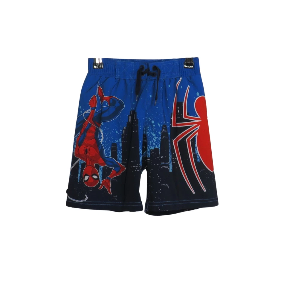 Baús de natação masculinos Spiderman azul Marvel super-herói tamanho XSmall - Imagem 1 de 4