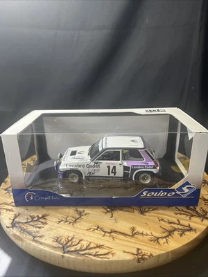 Solido escala 1/18 Diecast S1801313 - Renault 5 Turbo #14 Lyon Charbbonnieres '83 Foto 1 de 4