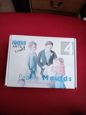 PME 4 People Moulds  Sugarcraft Figures Cake Decorating NEW AND UNUSED FREE P/P  - Image 1 of 4