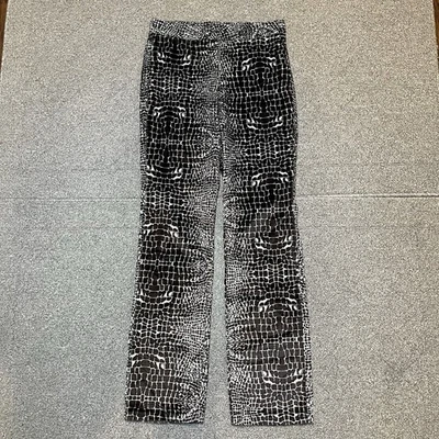 Pantalones de mezclilla Guess vintage con patrón de cocodrilo para mujer talla 28 marrón forrados en terciopelo Foto 1 de 4
