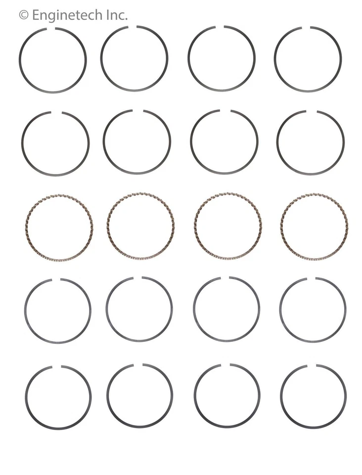 Piston Ring Set For 98-01 Toyota Camry Solara  S87214-STD - Image 1 of 4