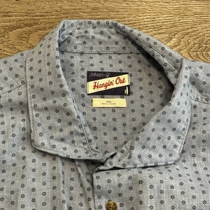 Johnnie-O Hangin Out Button Down Geometric Pattern Print Shirt Men’s Size 2XL - Picture 1 of 8