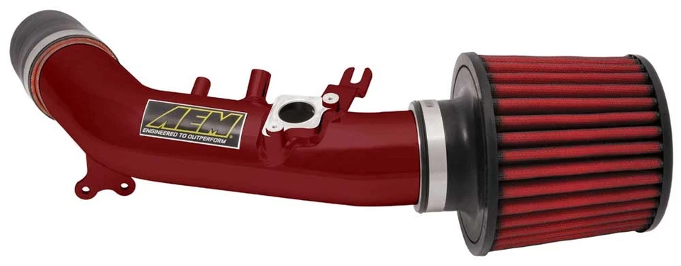 AEM 22-516R Short Fits Ram Air Intake System Red for 2006-2007 Honda Civic SI 2. Foto 1 de 1