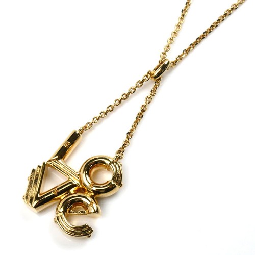 LOUIS VUITTON（LV） Collana Louis Vuitton Metallo LV&ME Love M62843 8 8g 55 60cm Donna Usata