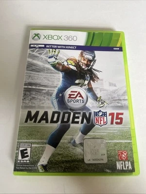 Madden NFL 15 (Microsoft Xbox 360, 2014) CIB W/manual. Tested. Ships Fast! - Image 1 of 4