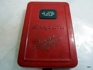 Snap-on Tools HEX KEY Red Steel Case mixed lot see description - Picture 1 of 6