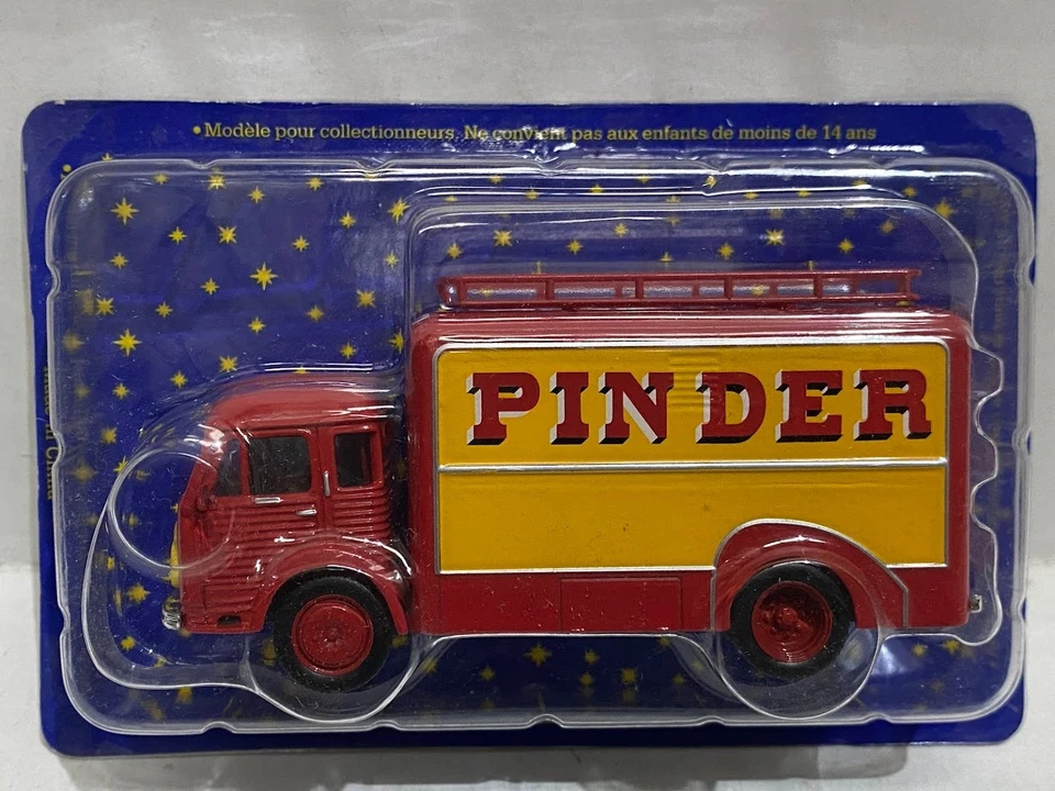 Simca Cargo Fourgon 1:50 Altaya camion CIRCO PINDER auto - Immagine 1 di 1