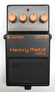 BOSS HM-2 Heavy Metal Guitar Effects Pedal 1988 #748 PSA 9V DHL Express or EMS - Picture 1 of 14