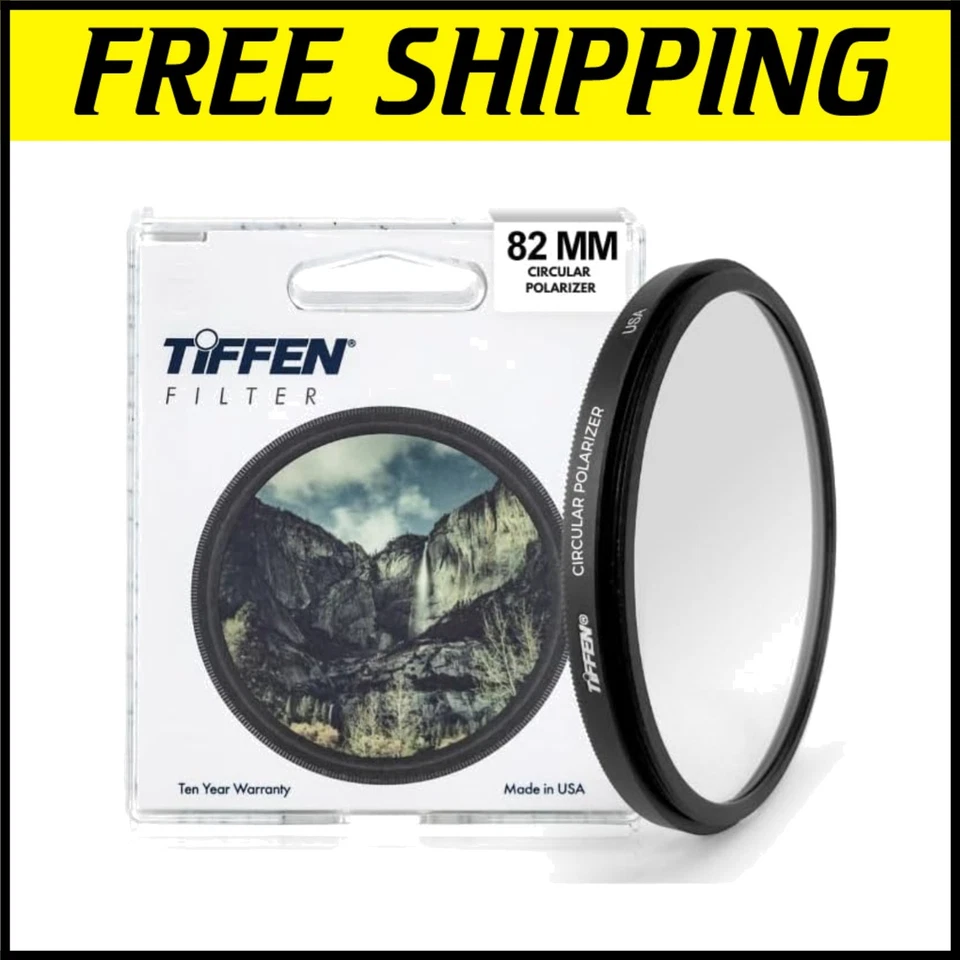Slim 82mm Polarizer Filter for Professional Photography - Vignetting-Free Design - Image 1 of 3