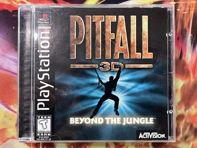 Pitfall 3D: Beyond the Jungle PlayStation 1 PS1 - CIB W/Manual & Reg Card! Clean - Image 1 of 4