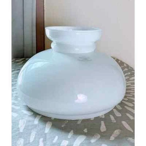 Vintage white milk glass lampshade 7" tall replacement shade - Picture 1 of 10