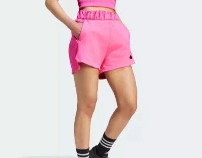 Adidas Z.N.E. Colección Pantalones Cortos Informales Sueltos Cintura Elástica Para Mujer M - IN5148 Foto 1 de 4