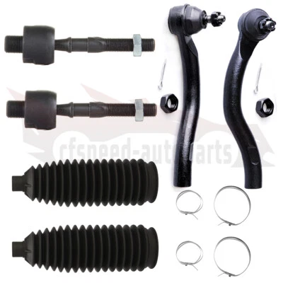 Kits de extremo de varilla de amarre exterior interior delantero de 6 piezas para Acura TSX y Honda Accord 2004-08 Foto 1 de 4