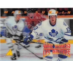 1995-96 McDonald's Pinnacle #MCD18 Mats Sundin - Picture 1 of 2