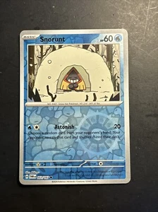 2024 Pokémon S&V Twilight Masquerade Reverse Holo Foil Snorunt 51 /167 - Picture 1 of 2