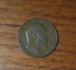 Medio centavo India británica 1910 Eduardo VII - Imagen 1 de 2
