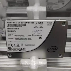 240GB SSD Intel DC S3520 6Gb/s 2.5INCH SATA SSD SSDSC2BB240G7 Solid State Drive - Afbeelding 1 van 2