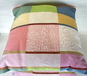 2-Pack Room Essentials Modern Geometric Throw Pillows Multi-Color Pink, NEW S4 - Picture 1 of 5