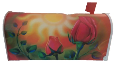 JUMBO ROSES~Vinyl Laminated~NO PAINT~(Paint Fades and Chips) - Image 1 of 2