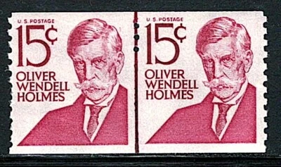 Error Mint US Line Pair of (Blind Perf) Stamp,Scott# 1305E (MNH) - Image 1 of 2