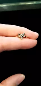 Pyrrha 14k Fox Head Ring Size 7 3/4 - Picture 1 of 4