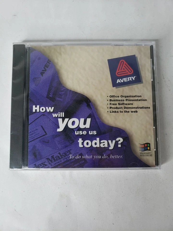AVERY How will you use us today? volume 1 Windows 95, 1998 - Image 1 of 4