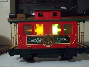 EZTEC North Pole Express Christmas Train Replacement Light Caboose Gauge G - Picture 1 of 2