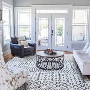 3x5 Washable Area Rug – Small Area Rugs 3x5 Non-Slip Stain Resistant Polyeste... - Picture 1 of 8