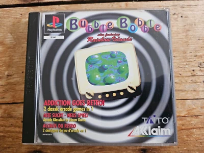 PS1 Bubble Bobble con Isole Arcobaleno PAL UK con manuale, testato - Immagine 1 di 4