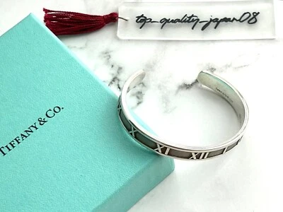 Bracciale TIFFANY&Co Atlas numeri romani argento 925 spedizione veloce - Immagine 1 di 4