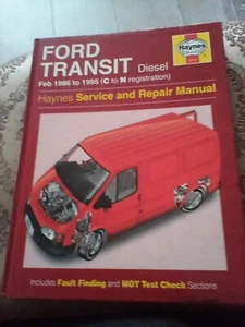 Ford Transit Diesel 1986 to 1995 Haynes Workshop Service Repair Manual - Picture 1 of 2