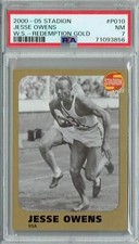 PSA 7 Jesse Owens 2000-05 Stadion #P010 Rare Card W.S-Redemption Gold