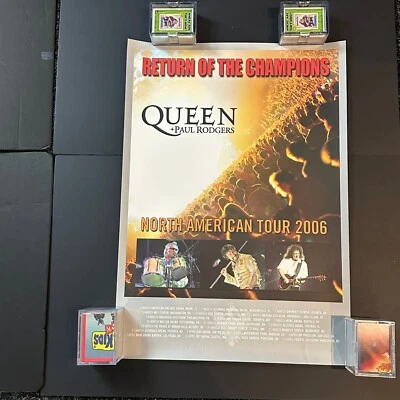 QUEEN & PAUL RODGERS POSTER 627/650 NORTH AMERICAN TOUR 2006 - Image 1 of 3
