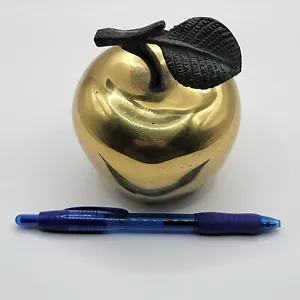 Solid Brass Apple - Picture 1 of 4