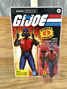 G.I. Joe Haslab COBRA, ARAH, COBRA GROUND CREW, CARDED, new, UNPUNCHED, TIER - Picture 1 of 9