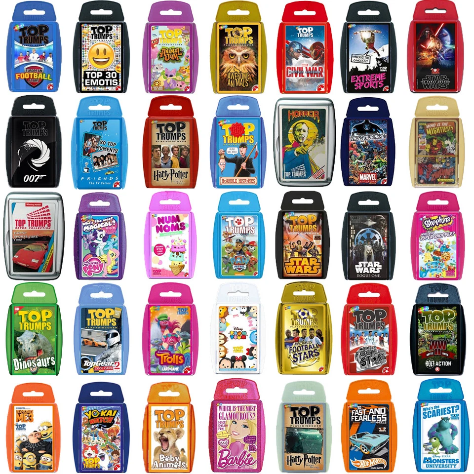 Top Trumps Large Range Card Games New Releases Play and Discover - Image 1 of 1