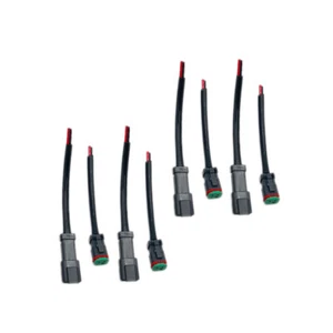 8x Heavy Duty Deutsch DT DTP Male/Female Adapters Connectors Pigtails Wiring th - Picture 1 of 4