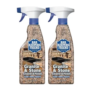 Bar Keepers Friend Granite Stone Cleaner Polish Multi Surface 25.4 Oz Pack of 2 - Picture 1 of 7