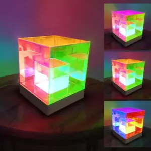 Infinity Cube Light - 3D Infinity Lamp for Bedroom, Living Room, Gamer Room - US - Picture 1 of 12