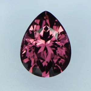 2.94ct Natural Rhodolite Garnet ,Custom Cut, 10.24 x 7.96MM,Video In Description - Picture 1 of 2