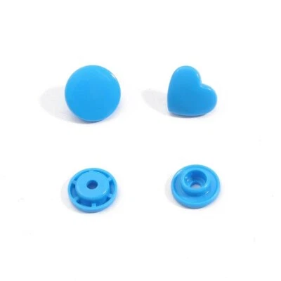 Heart Shape Plastic Snap Fasteners Snap Baby Clothing Accessories - Image 1 of 4