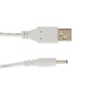 90cm USB White Cable for MediaCom M-PFS8W Digital Might be a 4.0mm Photo Frame