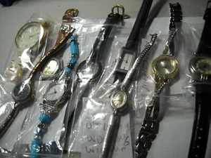 367L Vintage watches Benrus Fossil Gloria Vanderbild Armitron Mother of pearl - Picture 1 of 21